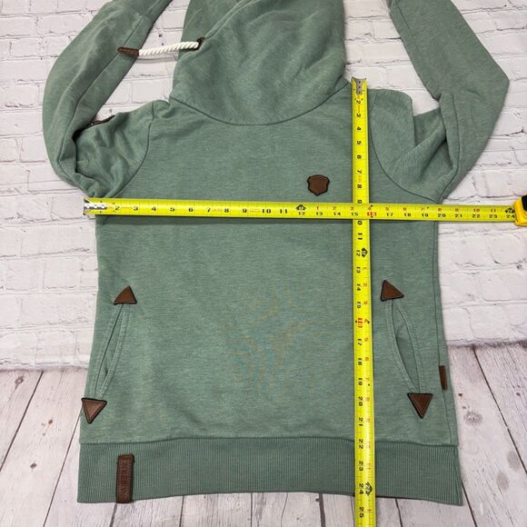 Naketano Brave New World Women Pullover Hoodie Sweatshirt Size Large D050 -25 - Picture 2 of 16